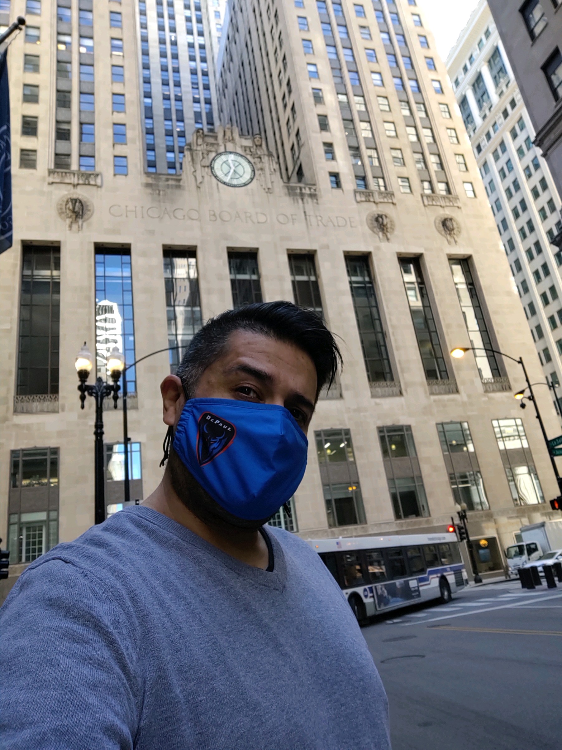 Fall 2020 face covering selfies Multimedia DePaul University